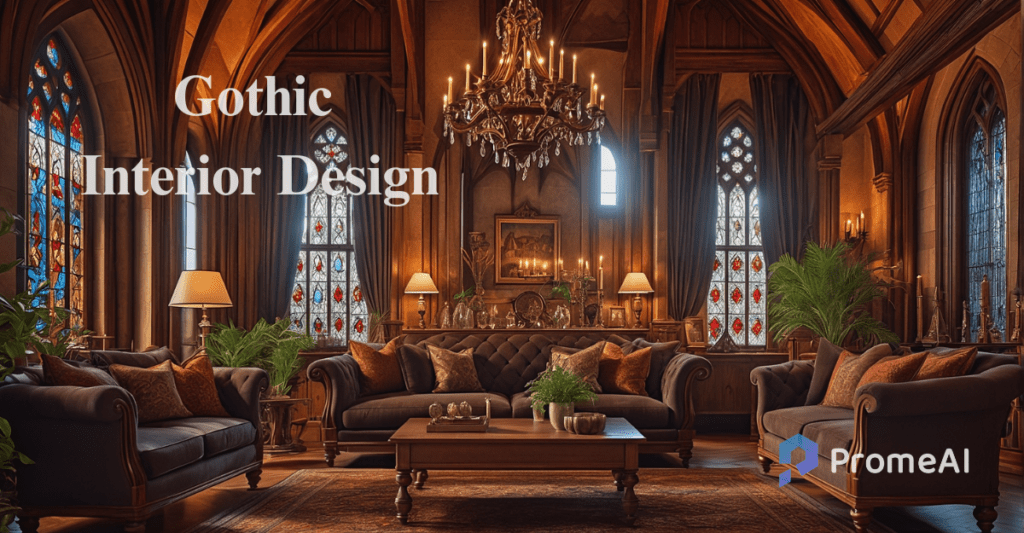 Gothic Interior Design by PromeAI