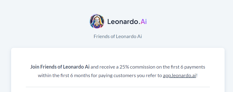 Leonardo AI's Affiliate Program
