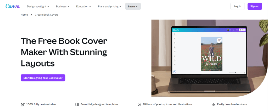 Book Cover Maker by Canva