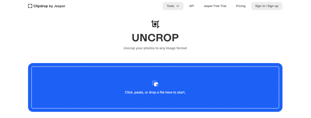 Uncrop by Clipdrop