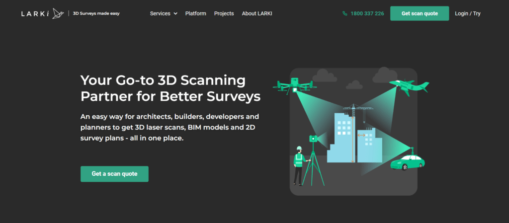 LARKI – 3D Surveys Online