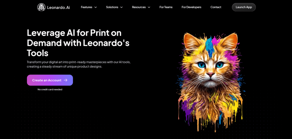 Leonardo AI: Transforming Print On Demand